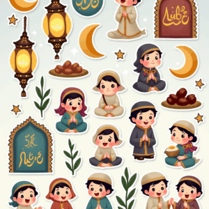 Indian Gods - Religious - Stickers Sheet v33